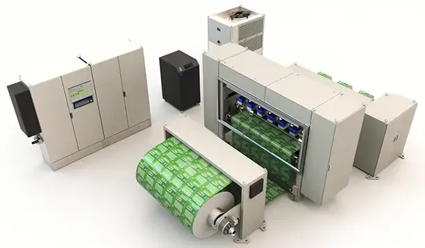 Laser Scribing System packaging production area 