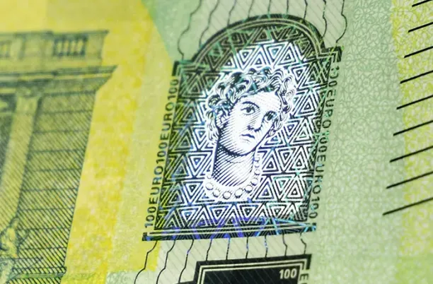 Laserperforering av säkerhetspapper och sedlar. 