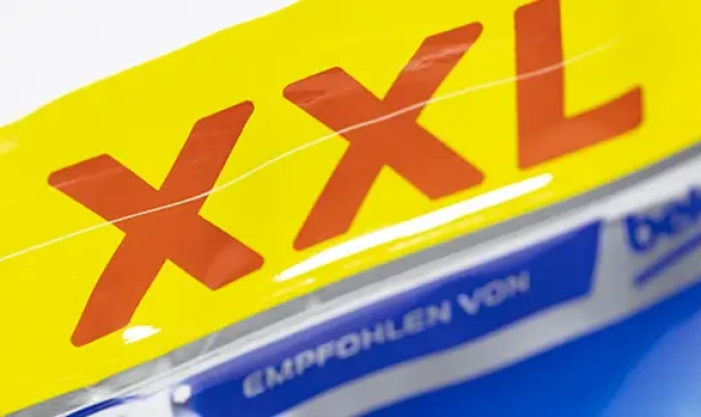 Bag with laser scoring 