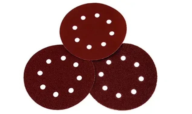 Grinding paper laser punched 