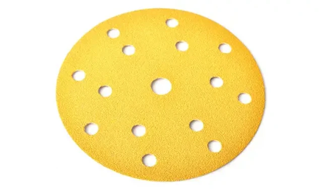 Grinding disc holes laser cut 